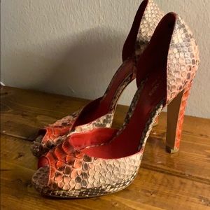 Sergio Rossi Python Pumps